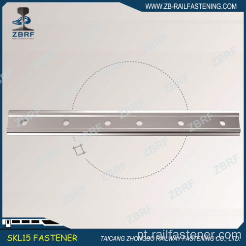 Placa de peixe ferroviária para trilho padrão UIC